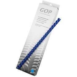 GOP Plastikbinderücken 
A4 12 mm blau 
21 Ringe rund
1 Pack à 25 Stk.