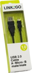 KODAK Kabel für Digitalstation
LINK2GO USB 2.0 Cable, A - Micro-B US2313FBB male/male, 1.0m